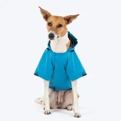 HUFT Magical Mist Raincoat With Harness Opening For Dog - Sky Blue