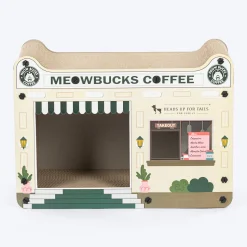 HUFT Meowbucks Coffee Shop Scratcher For Cat - Multicolor