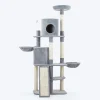 HUFT Meowtrix Tower Multipurpose Cat Tree - Grey