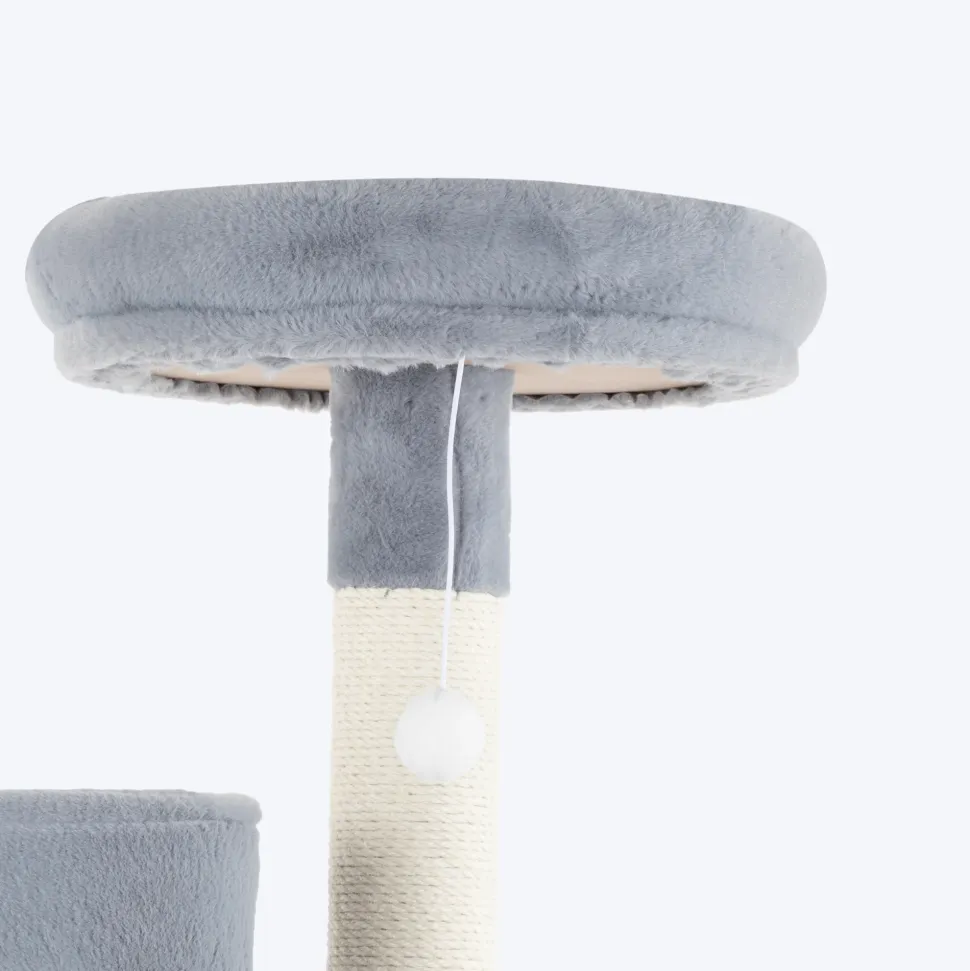 HUFT Meowtrix Tower Multipurpose Cat Tree - Grey