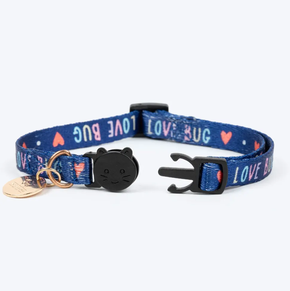 HUFT Meowvelous Collars For Cat - Dark Blue & Pastel Blue