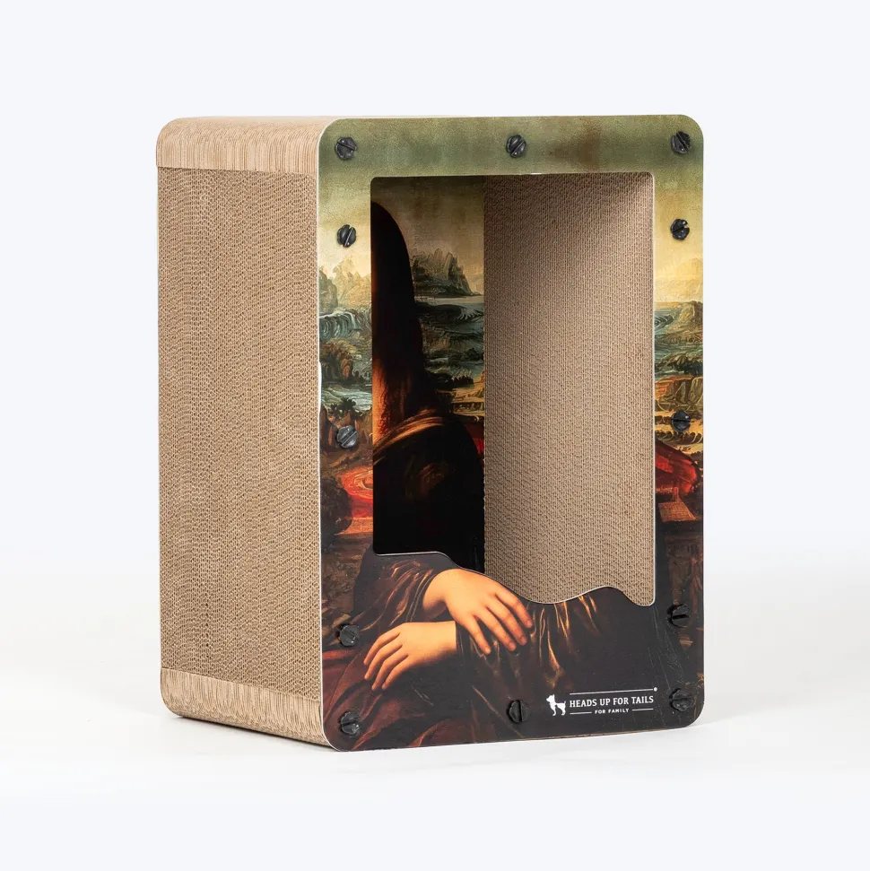 HUFT Mona Lisa Scratcher For Cat - Multicolor