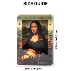 HUFT Mona Lisa Scratcher For Cat - Multicolor