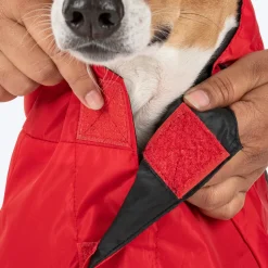 HUFT Puddle Jumper Full Coverage Raincoat For Dog - Red