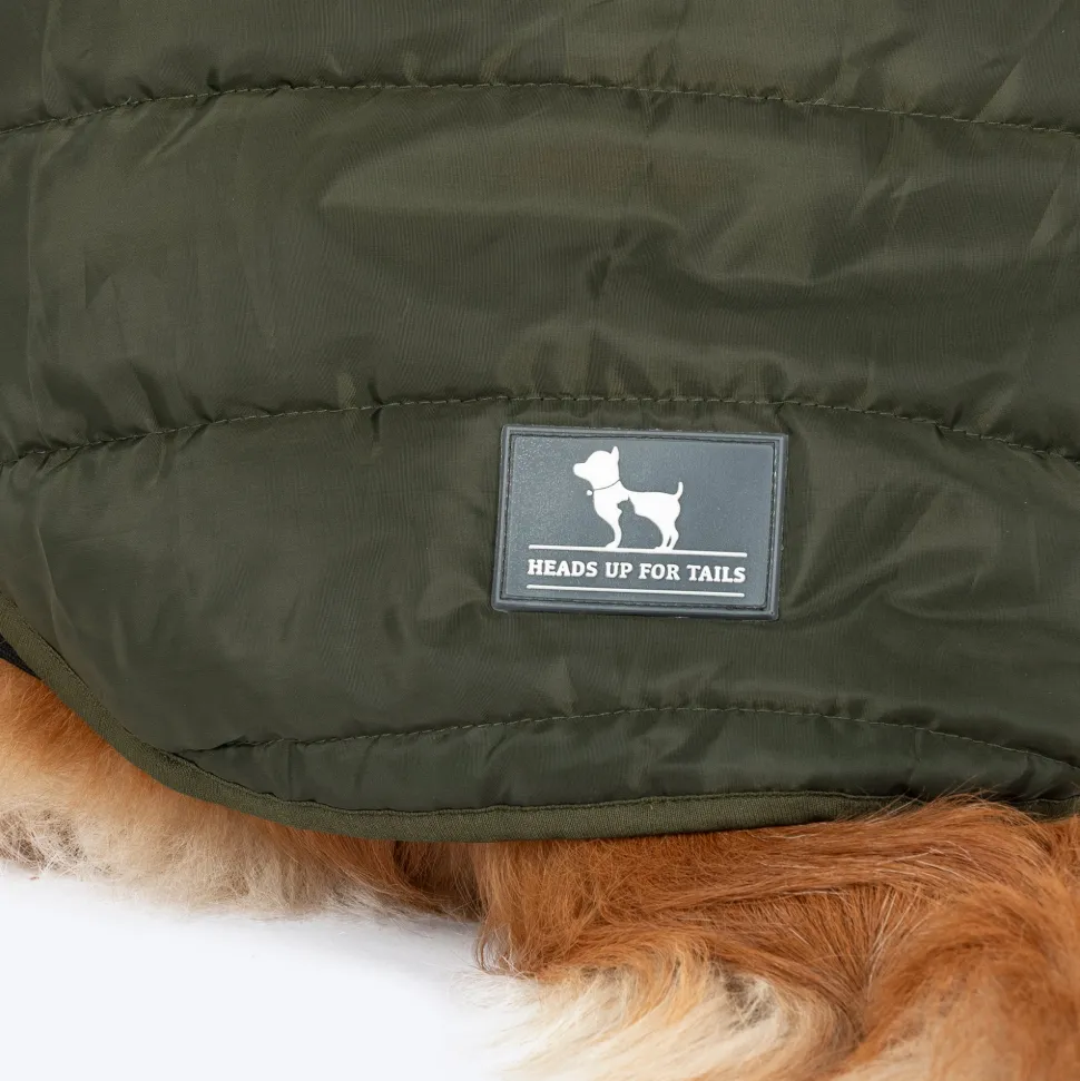 HUFT Puffer Paws Jacket For Big Dog - Green