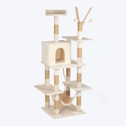 HUFT Purrch Paradise Multipurpose Cat Tree - Beige