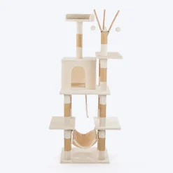 HUFT Purrch Paradise Multipurpose Cat Tree - Beige