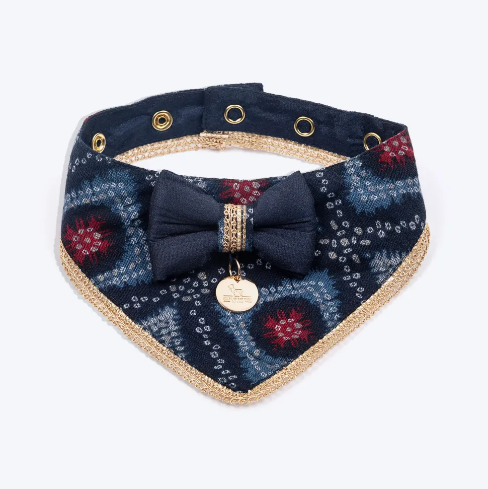 HUFT Rang Riwaz Scarf For Cat & Puppy - Blue