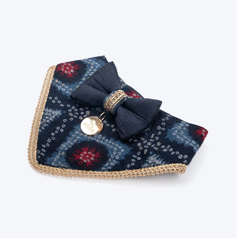 HUFT Rang Riwaz Scarf For Cat & Puppy - Blue