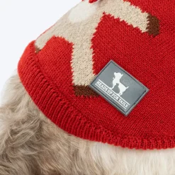 HUFT Rudolph's Red-Nose Sweater For Small Dog - Red