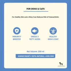 HUFT Sardine Oil for Dogs and Cats - 200 ml
