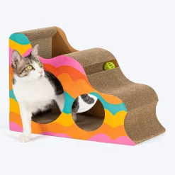 HUFT Scratch N' Hide Scratcher For Cat - Multicolor