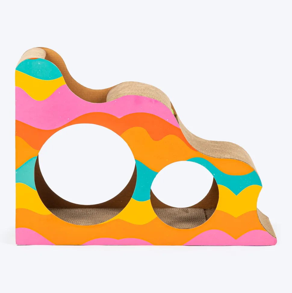 HUFT Scratch N' Hide Scratcher For Cat - Multicolor