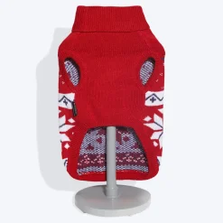 HUFT Snowflake Dog Sweater - Red