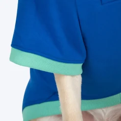 HUFT Spoilt Sweet Colour Block Hoodie Pet Sweatshirt - Navy Blue