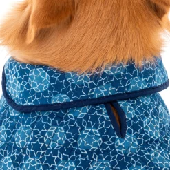 HUFT The Indian Collective Tara Sitara Indigo Dog Jacket
