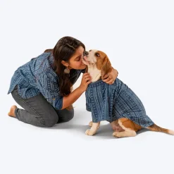 HUFT The Indian Collective Pankti Human Shirt - Indigo