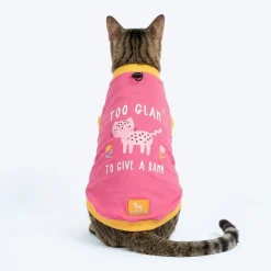 HUFT Too Glam T-Shirt For Cat - Pink