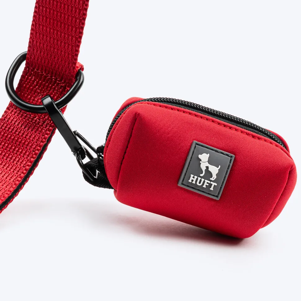 HUFT Waste Bag Dispenser For Dog & Cat - Red