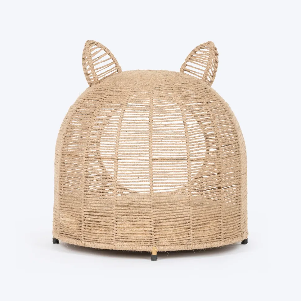HUFT Whisker Snooze Chair With Cushion For Cat - Brown