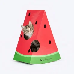 HUFT Whiskermelon Scratcher For Cat - Red