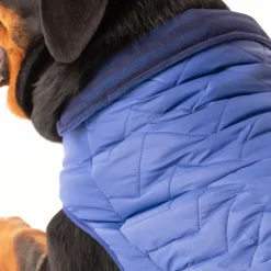 HUFT Wintersong Corduroy Reversible Dog Jacket - Blue