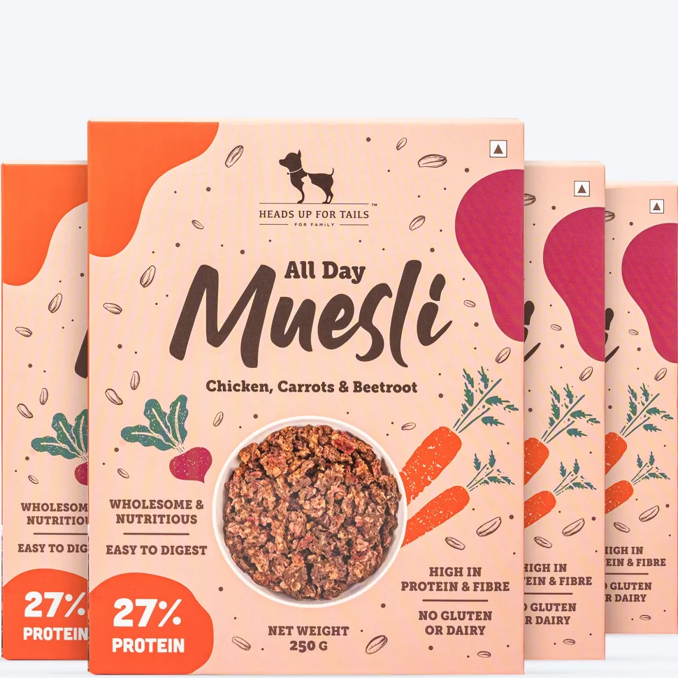 HUFT All Day Muesli with Chicken, Carrots and Beetroot Doggie Treats - 250 g