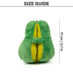HUFT Avocadoggo Plush Toy With Ball For Dog - Green