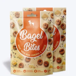 HUFT Bagel Bites Made With Real Chicken & Cheese Treat For Dog - 140 gm