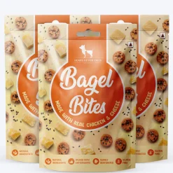 HUFT Bagel Bites Made With Real Chicken & Cheese Treat For Dog - 140 gm