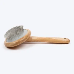 HUFT Bamboo Slicker Brush For Dog & Cat - L