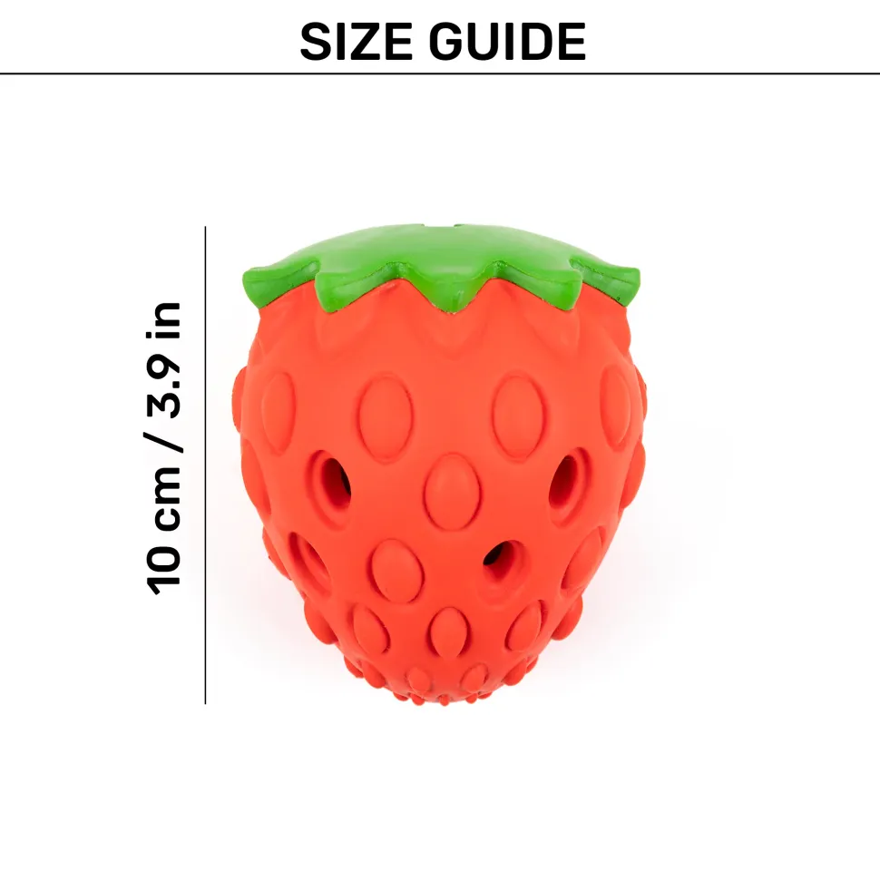 HUFT Berry Chew Toy For Dog - Red & Green