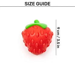 HUFT Berry Chomper Chew Toy For Dog - Red