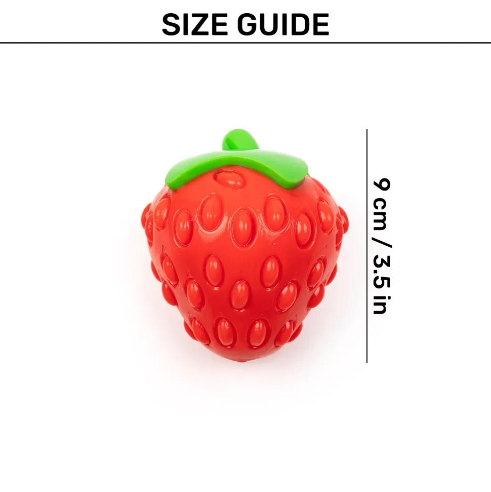 HUFT Berry Chomper Chew Toy For Dog - Red