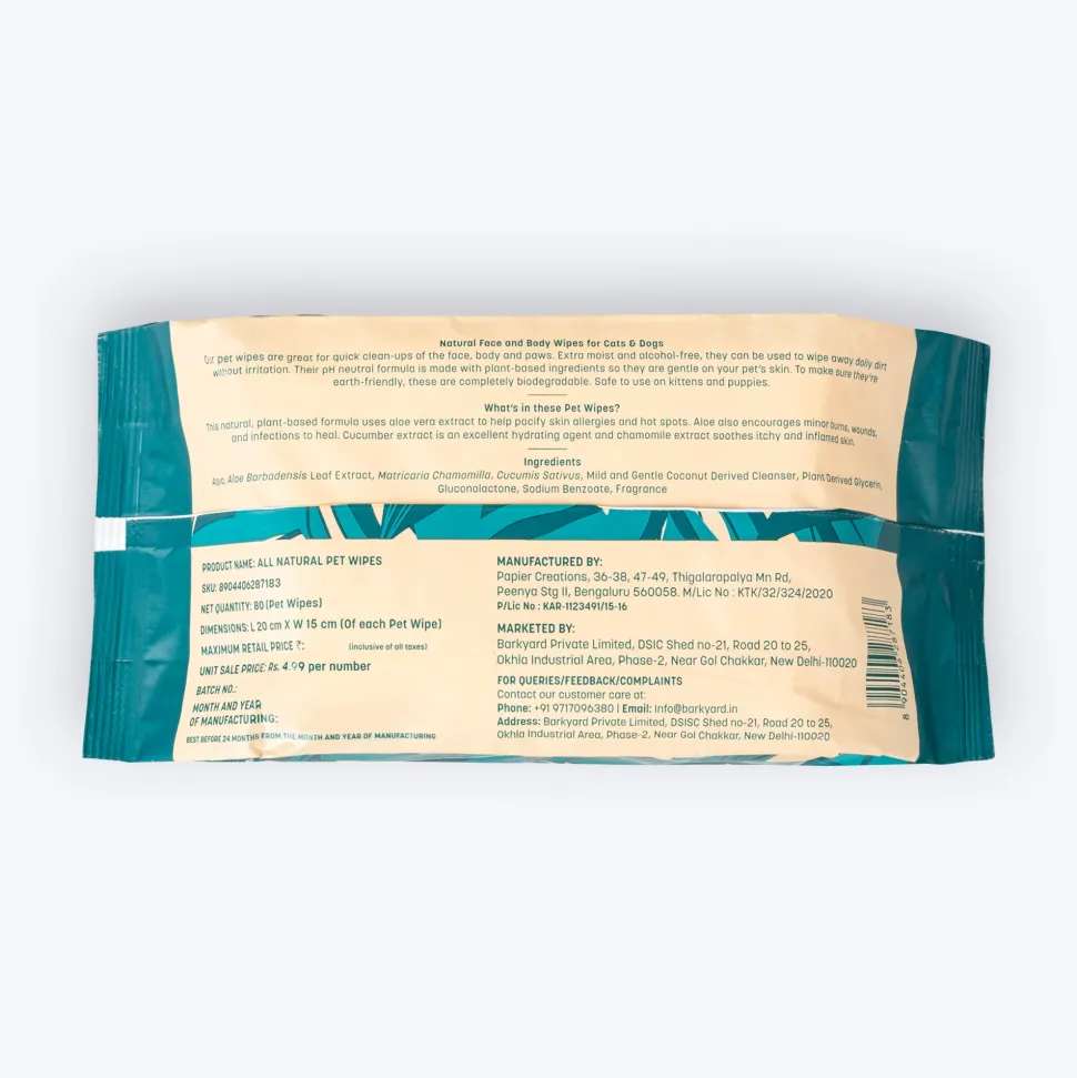 HUFT Biodegradable Pet Wipes