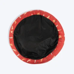 HUFT Bloom Buddies Donut Bed For Dog - Rust