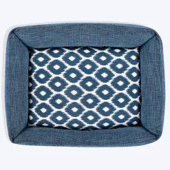 HUFT Blueloom Lounger Bed For Dog - Blue