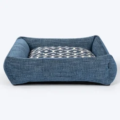 HUFT Blueloom Lounger Bed For Dog - Blue