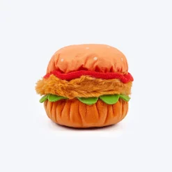 HUFT Bork-ger Plush Toy For Dog - Multicolor