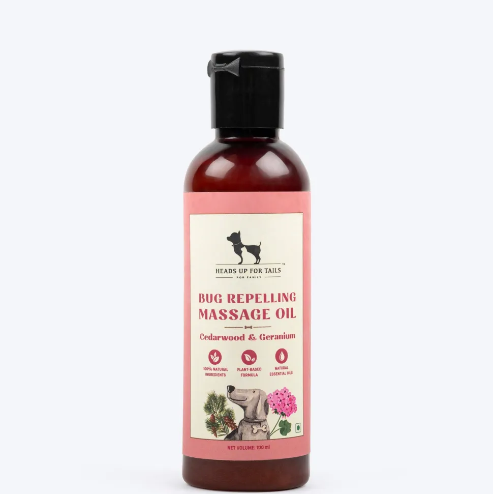 HUFT Bug Repelling Massage Oil For Adult Dogs & Pups - 100 ml