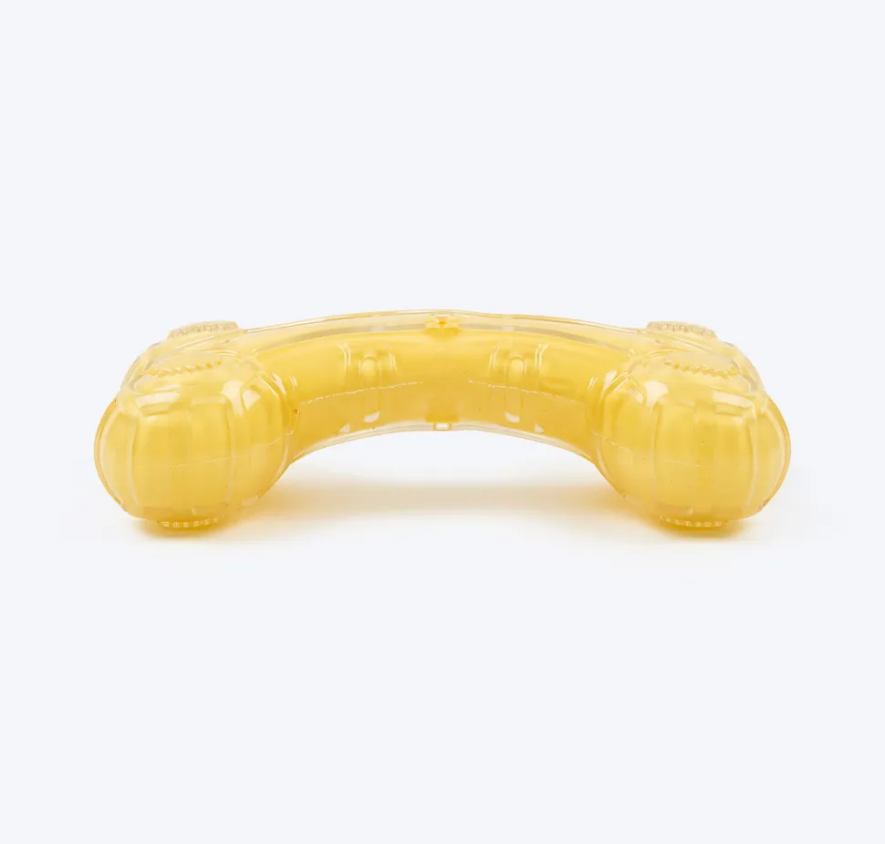 HUFT Chewtastic Chomp Champ Bone Chew Toy For Dog - Yellow