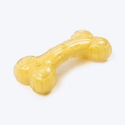 HUFT Chewtastic Chomp Champ Bone Chew Toy For Dog - Yellow