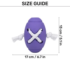HUFT Chewtastic Cross-N-Chew Toy For Dog - Purple