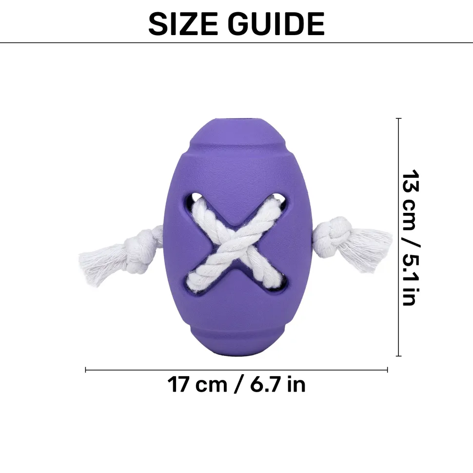 HUFT Chewtastic Cross-N-Chew Toy For Dog - Purple