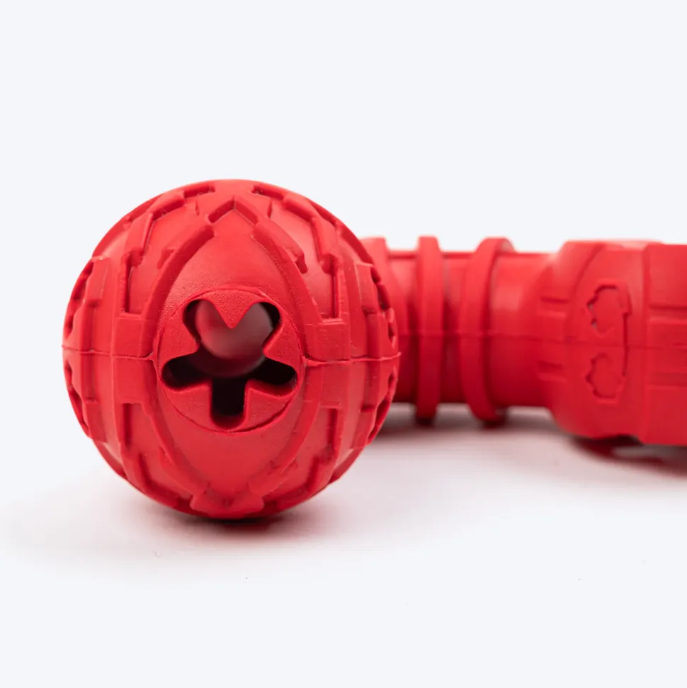HUFT Chewtastic Mighty Multipurpose Bone Chew Toy For Dog - Red