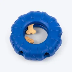 HUFT Chewtastic Roll-A-Tyre Chew Toy For Dog - Blue
