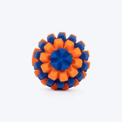HUFT Chewtastic Treat Maze Chew Toy For Dog - Orange & Blue
