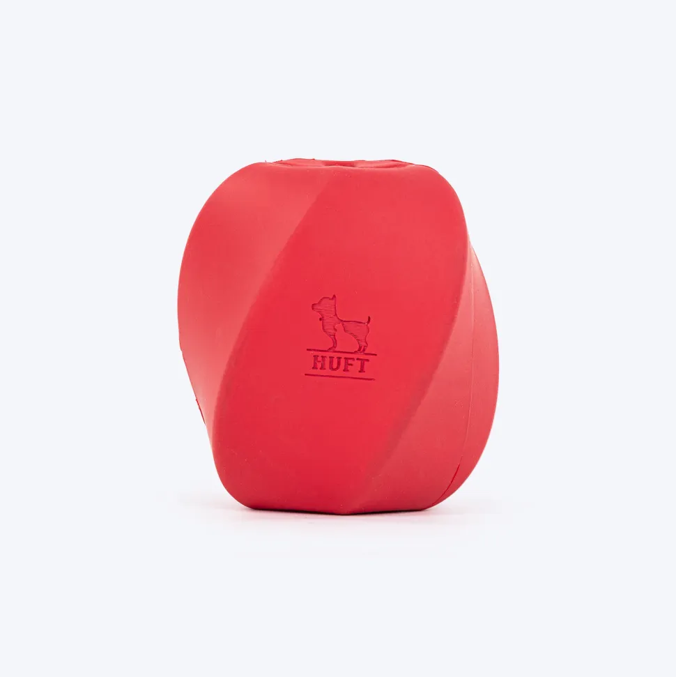 HUFT Chewtastic Treat Tumbler Chew Toy For Dog - Red