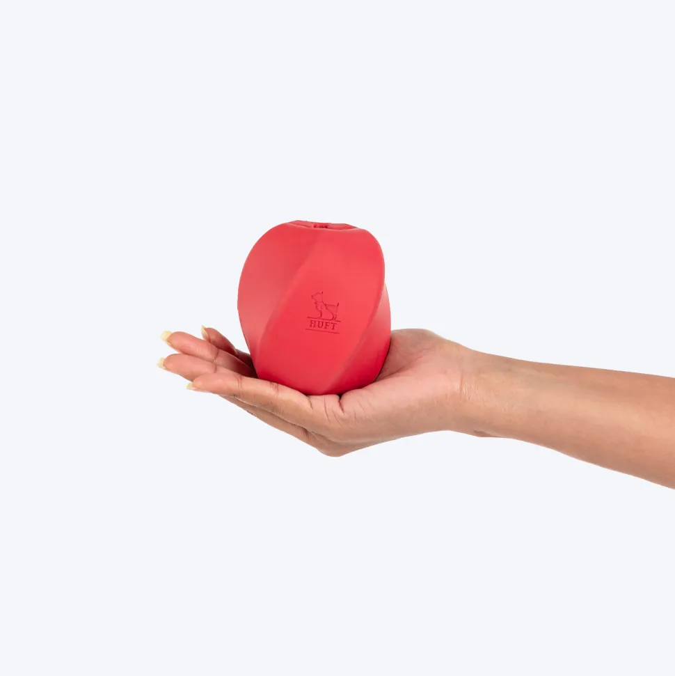 HUFT Chewtastic Treat Tumbler Chew Toy For Dog - Red