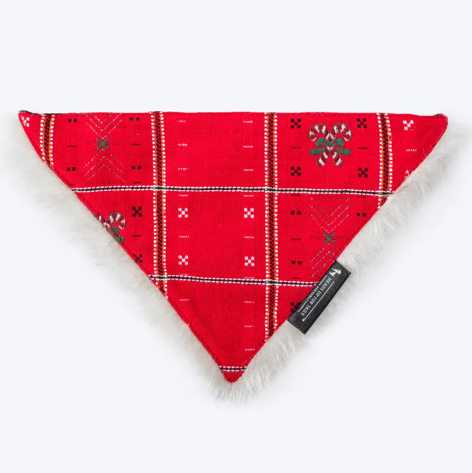 HUFT Christmas Santa's Beard And Cane Bandana For Dog & Cat